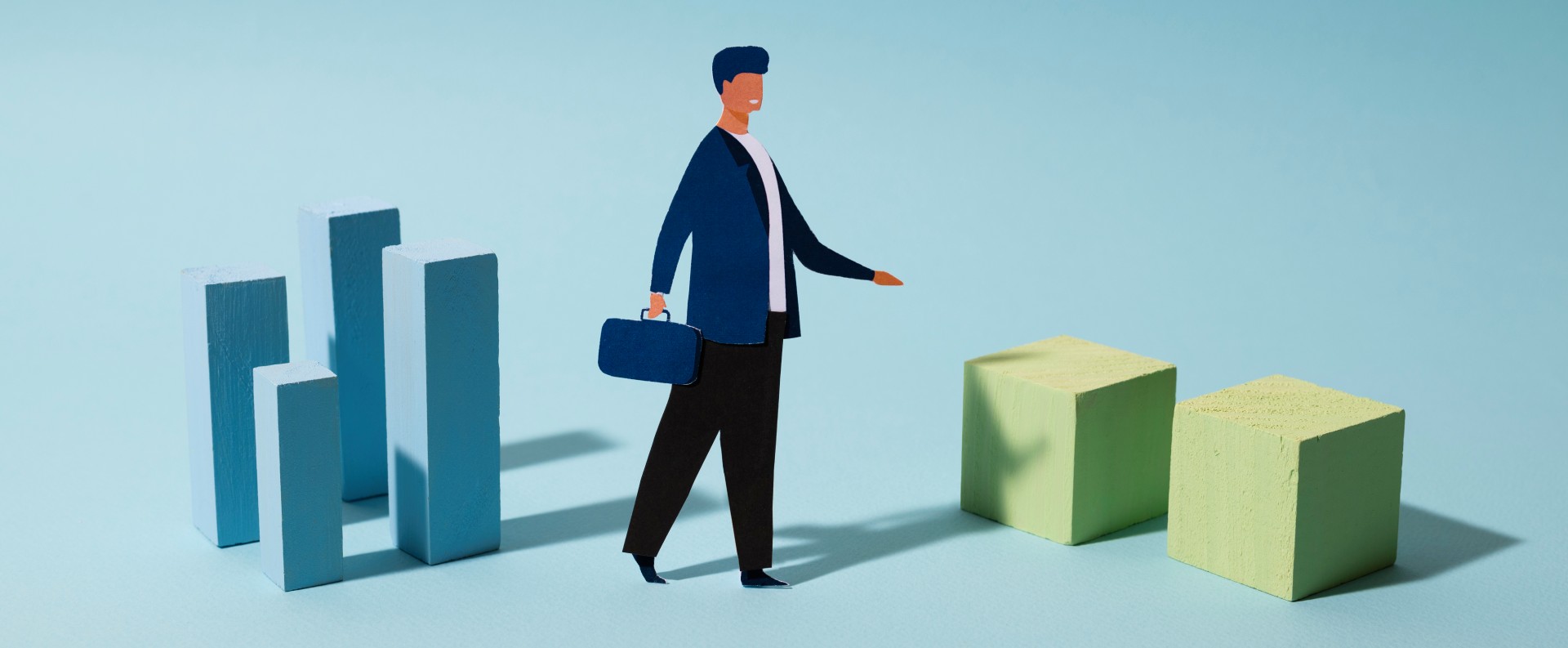 Man holding briefcase